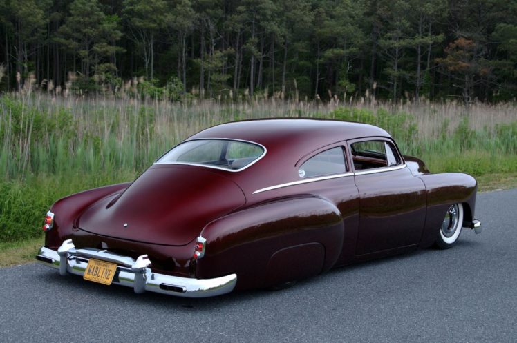 1951, Chevrolet, Chevy, Fleetline, Custom, Old, School, Kustom, Low, Usa,  02 HD Wallpaper Desktop Background