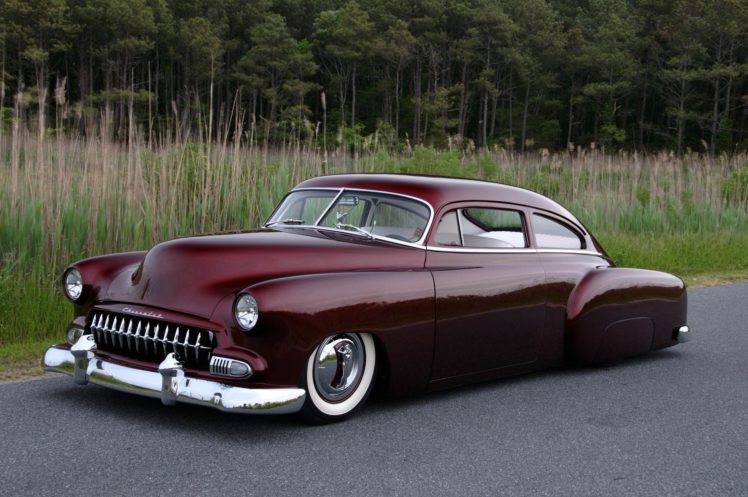 1951, Chevrolet, Chevy, Fleetline, Custom, Old, School, Kustom, Low, Usa,  05 HD Wallpaper Desktop Background