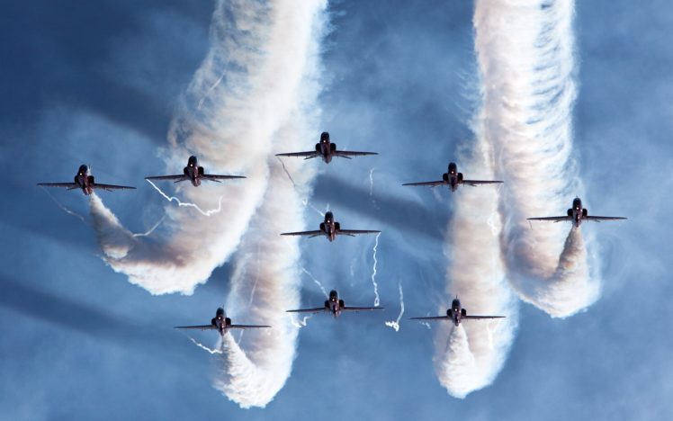 airplane, Flight, Sky, Smoke, Beautifully HD Wallpaper Desktop Background