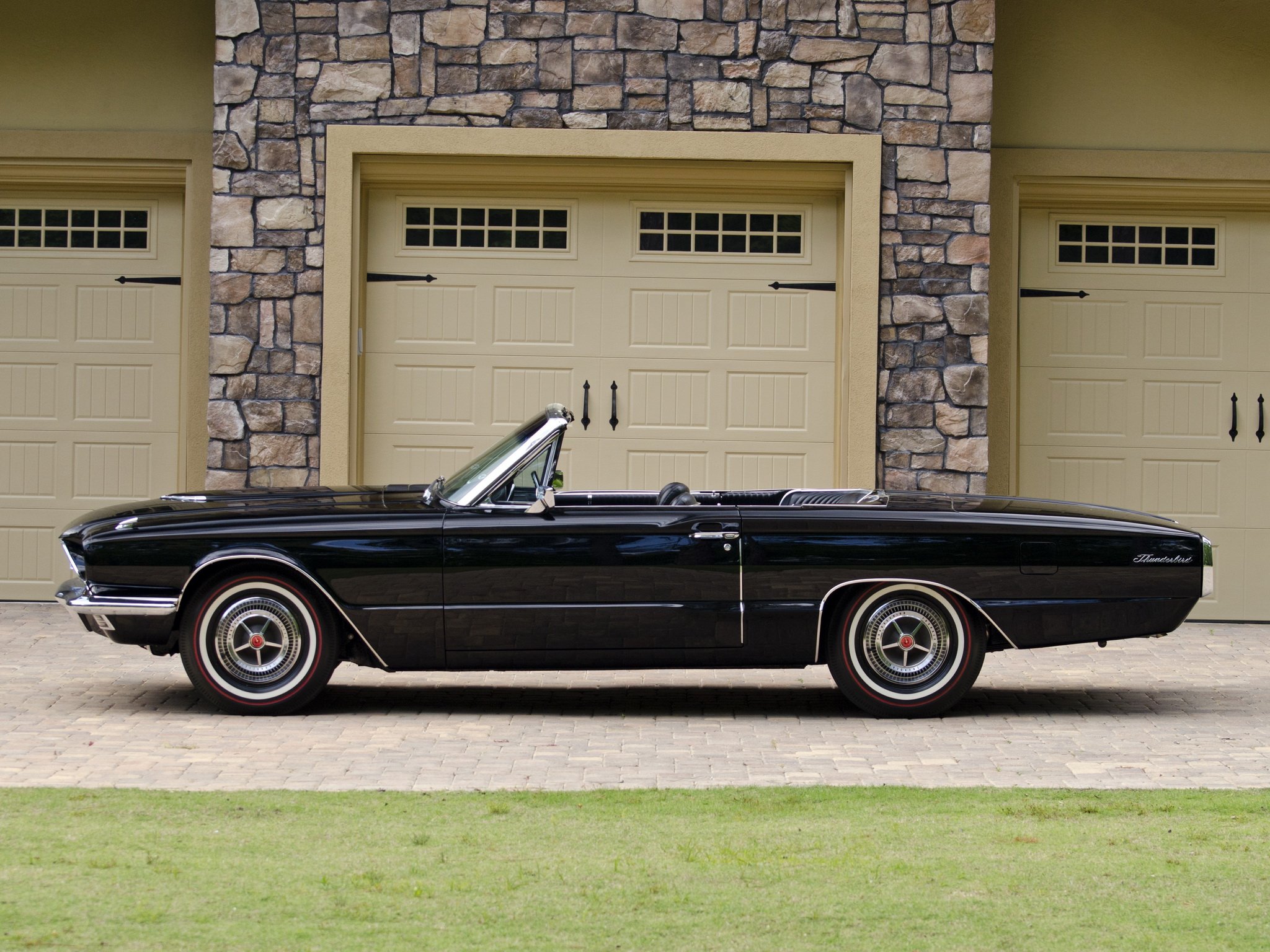 1966, Ford, Thunderbird, Convertible, Cars, Classic Wallpaper