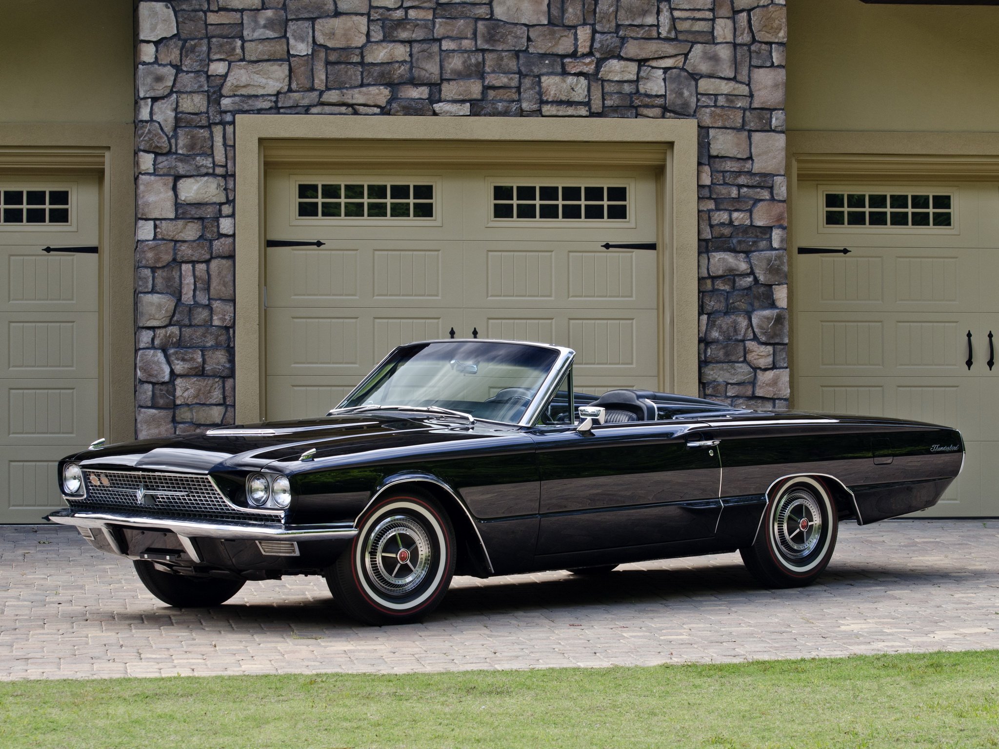 1966, Ford, Thunderbird, Convertible, Cars, Classic Wallpaper