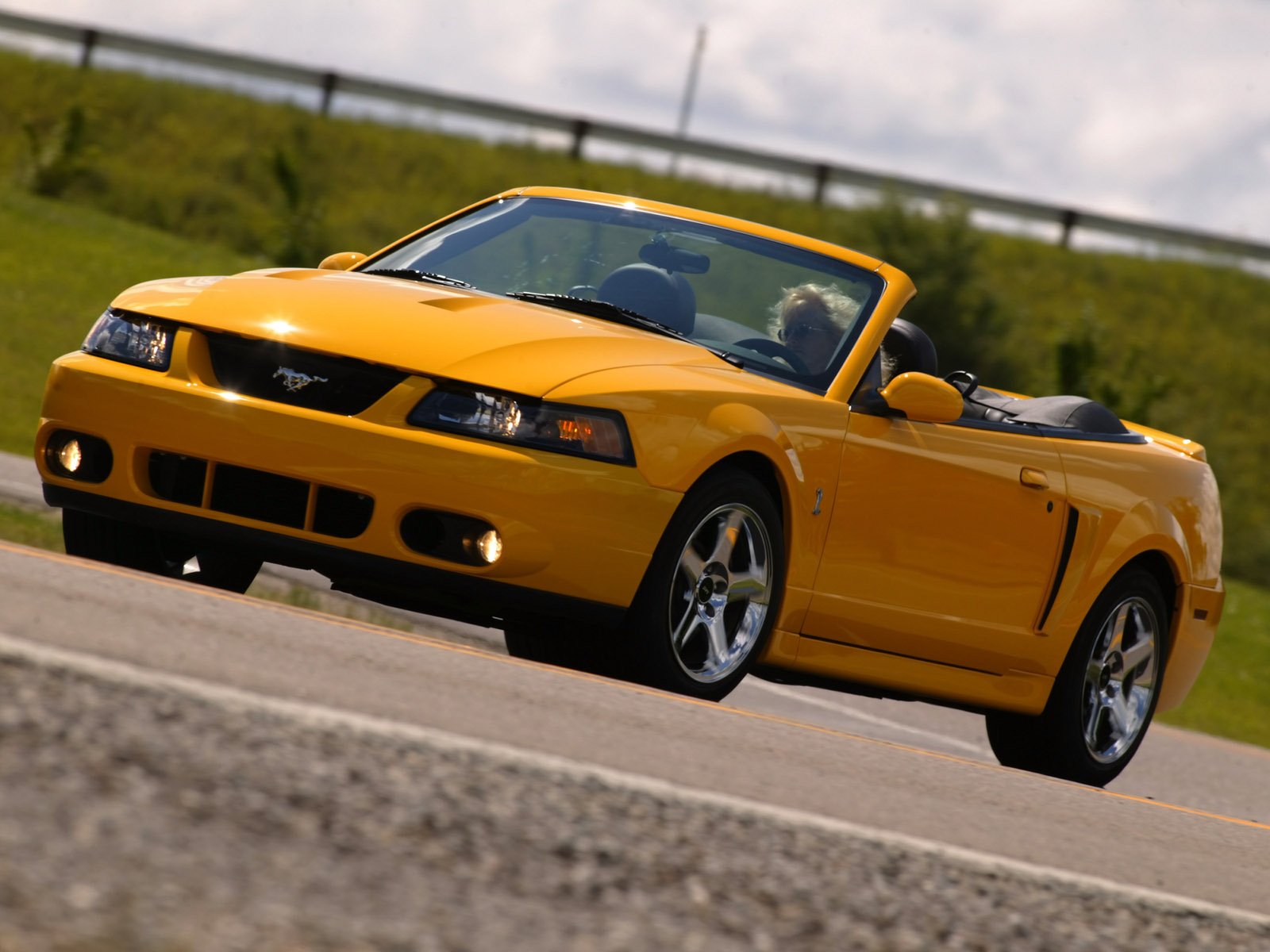 ford, Mustang, Svt, Cobra, Convertible, Cars, 2002 Wallpaper