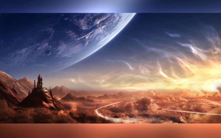 sci fi, Futuristic, Science, Fiction, Art, Artistic, Original, Space HD Wallpaper Desktop Background