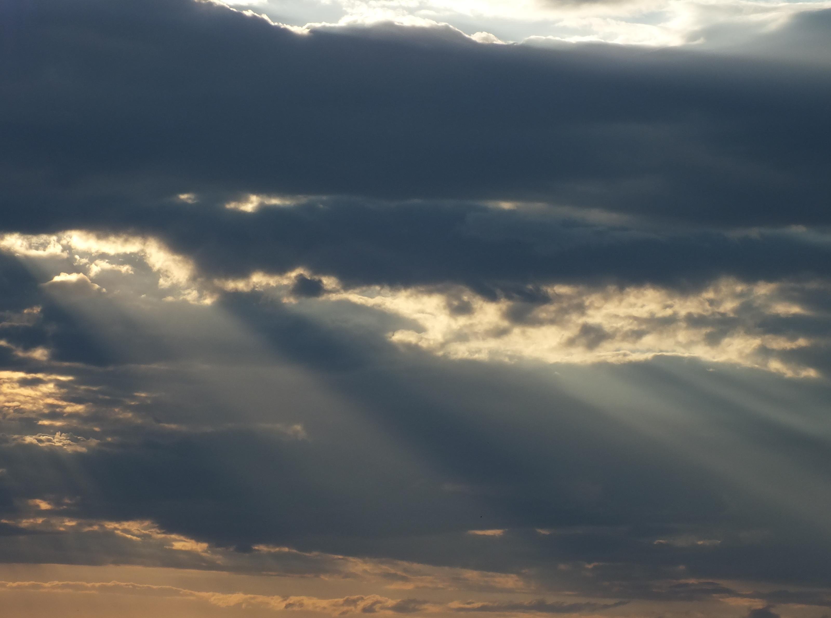 clouds, Sky, Sun Wallpaper