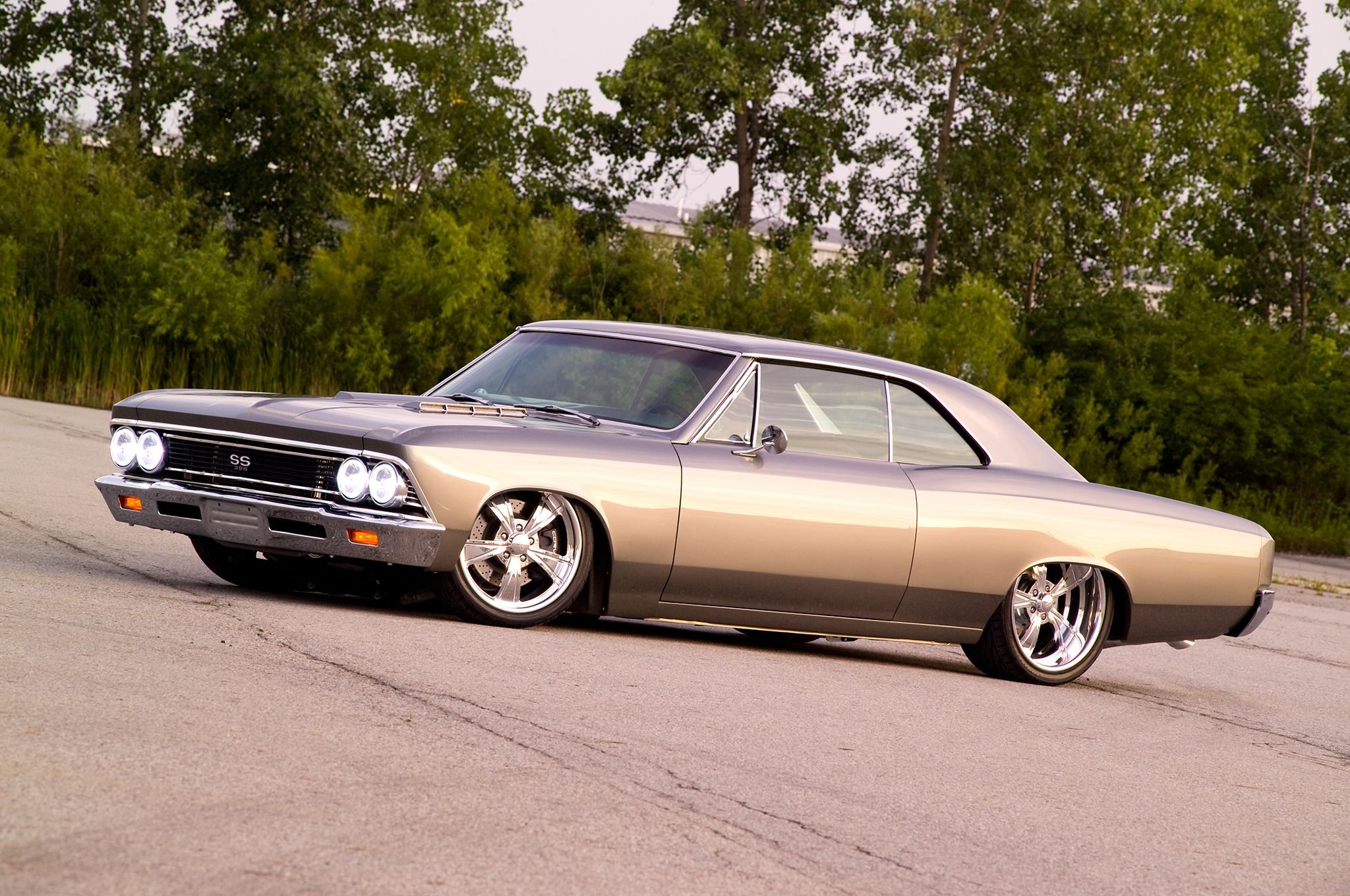 1966, Pro, Touring, Chevy, Chevelle, Cars Wallpaper