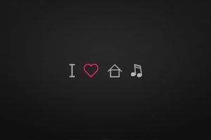 love, Minimalistic, Music, House, Music