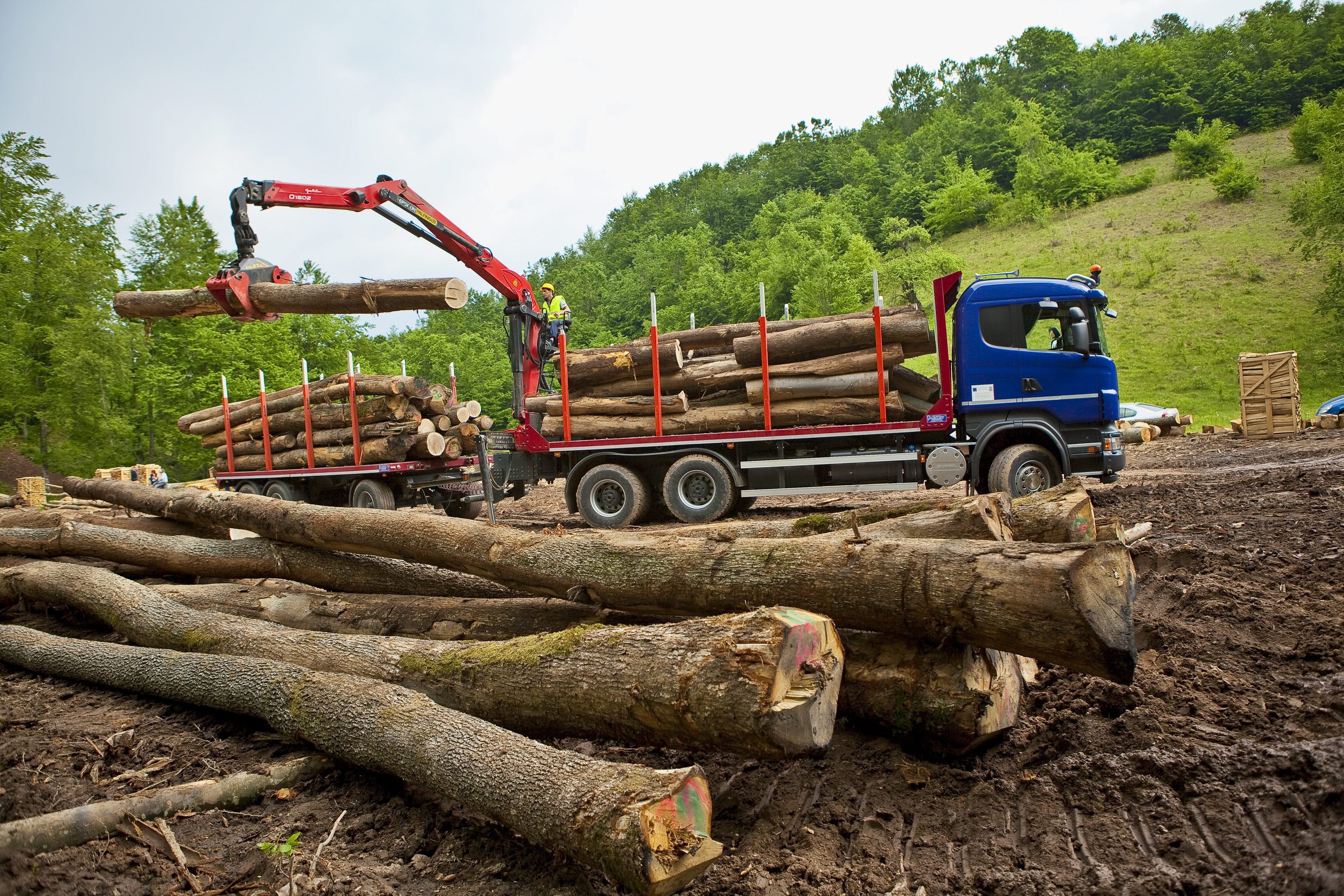 2009, Scania, R500, 6x4, Semi, Tractor Wallpaper