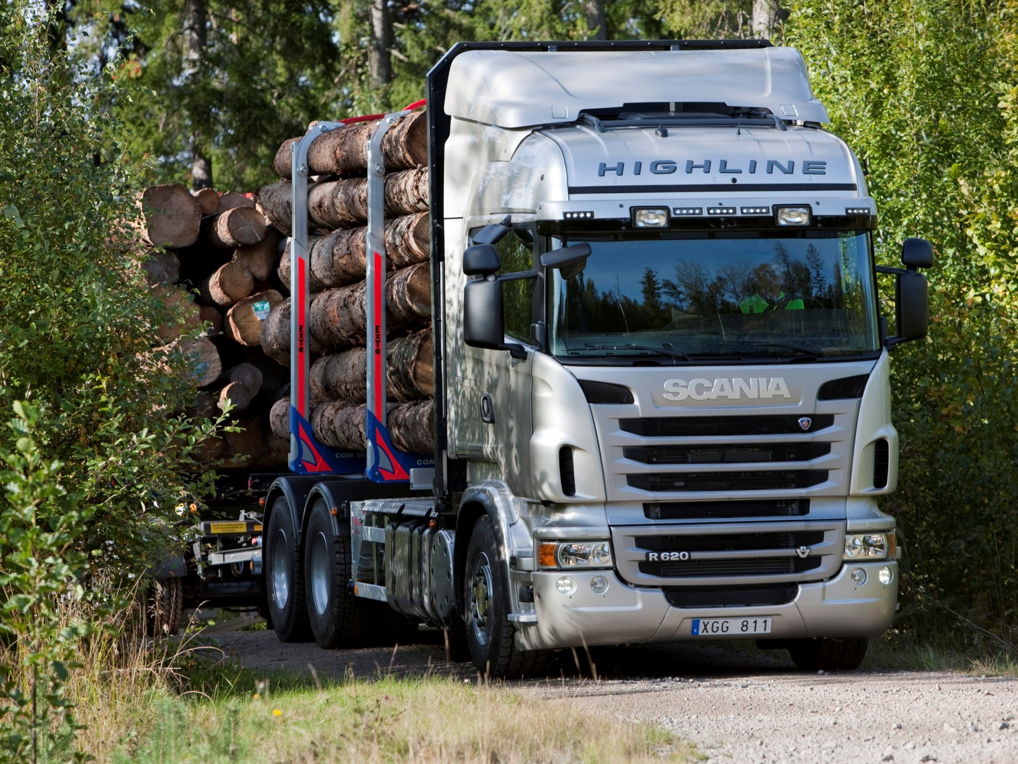 2009, Scania, R620, 6x4, Highline, Timber, Truck, Semi, Tractor Wallpaper