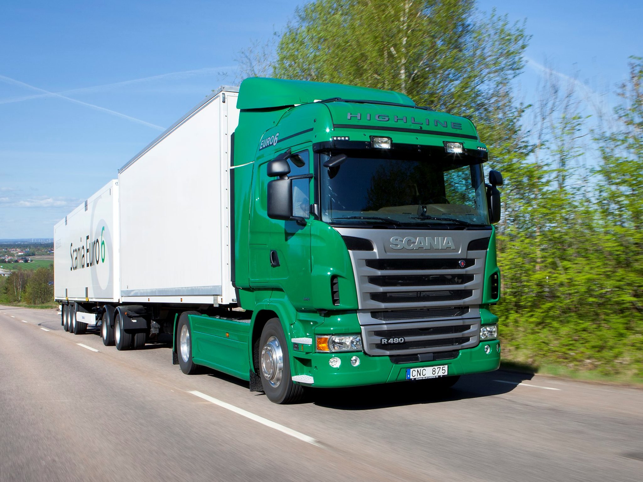 2009 13, Scania, R480, 4x2, Highline, Semi, Tractor Wallpaper