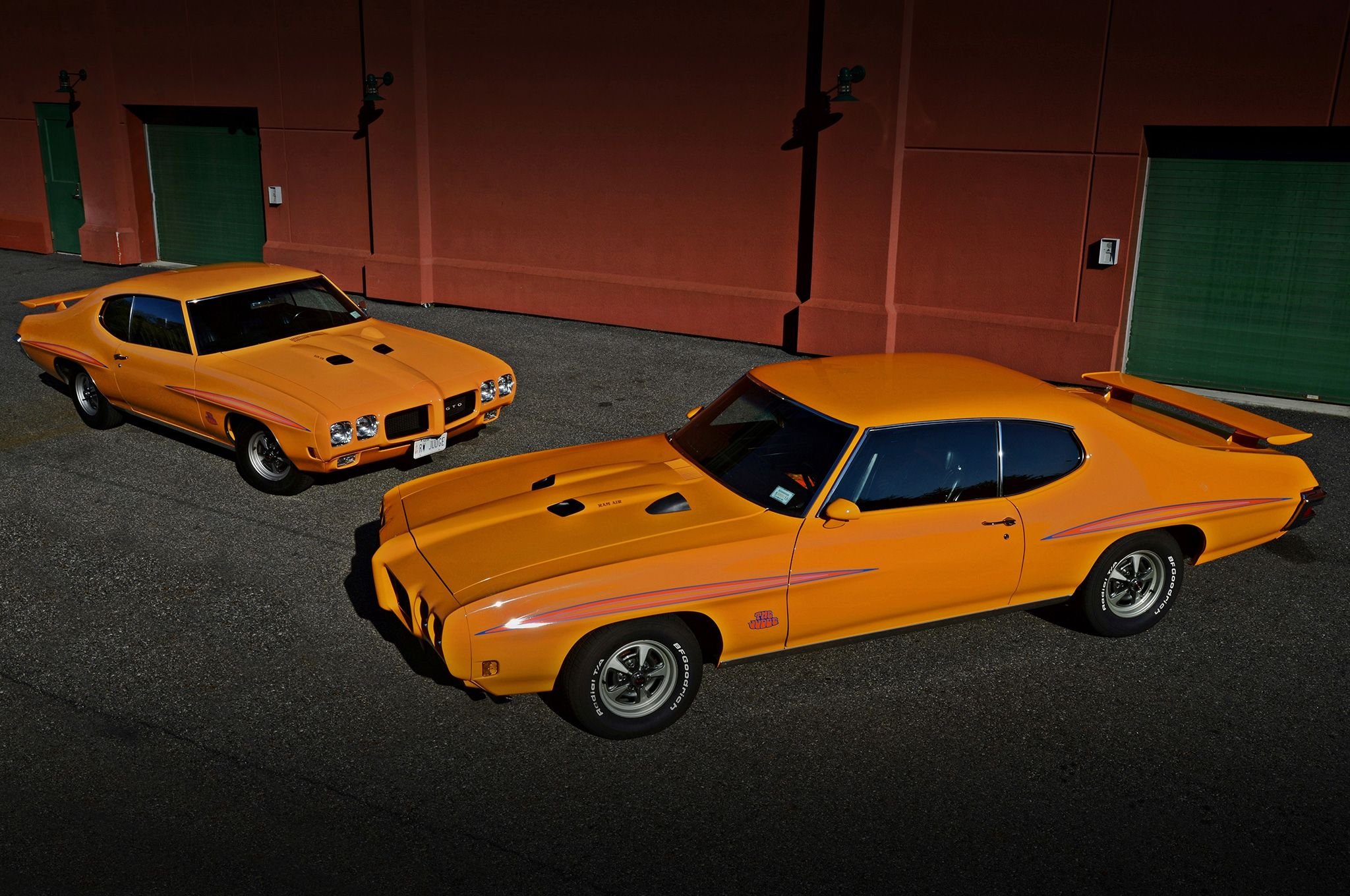 orange, 1970, Pontiac, Gto, Cars, Coupe, Twin, Muscle Wallpaper