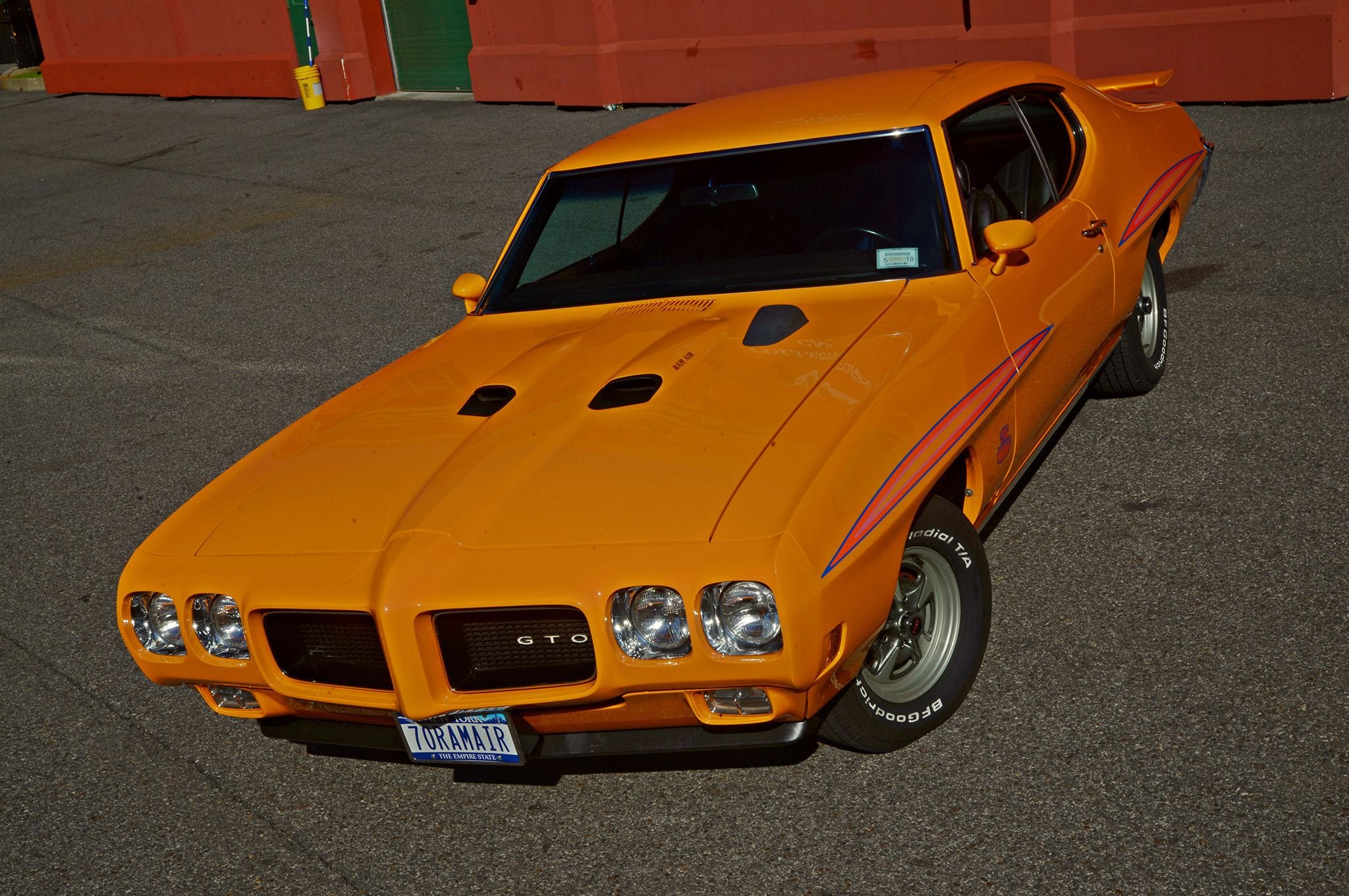 orange, 1970, Pontiac, Gto, Cars, Coupe, Twin, Muscle Wallpaper