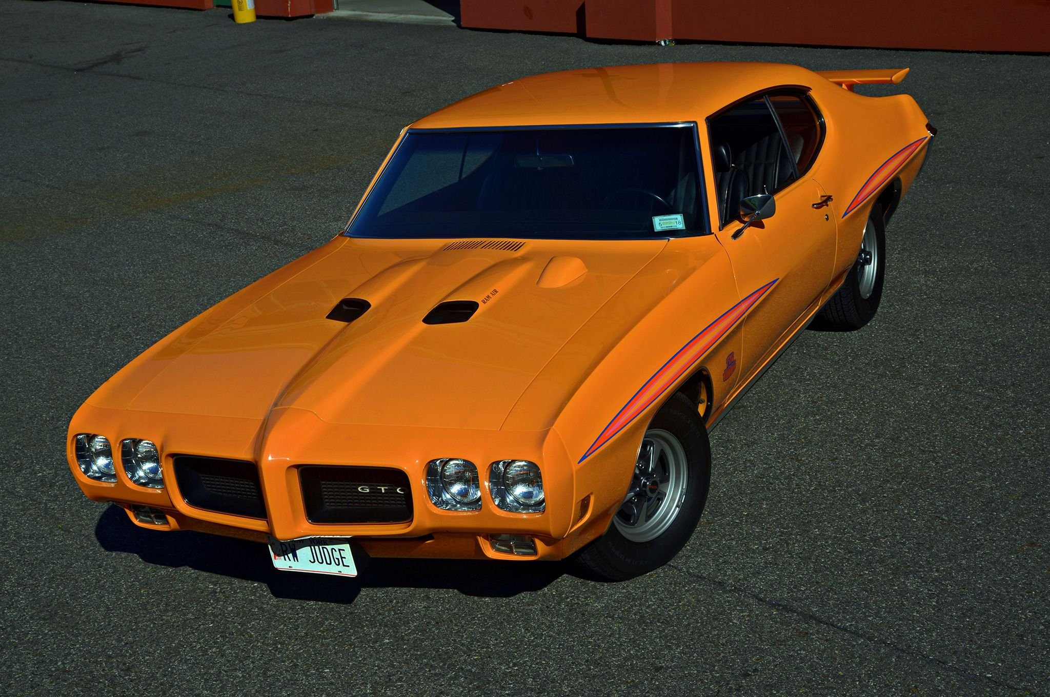 orange, 1970, Pontiac, Gto, Cars, Coupe, Twin, Muscle Wallpaper