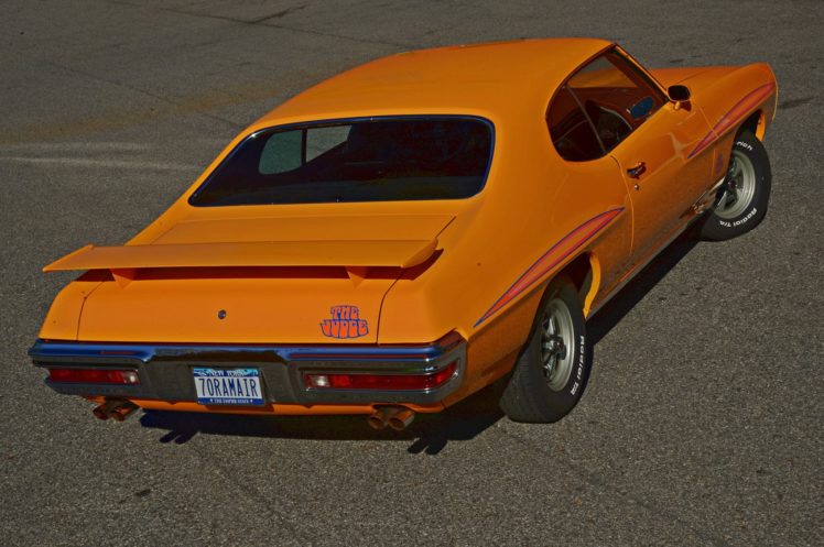 orange, 1970, Pontiac, Gto, Cars, Coupe, Twin, Muscle HD Wallpaper Desktop Background
