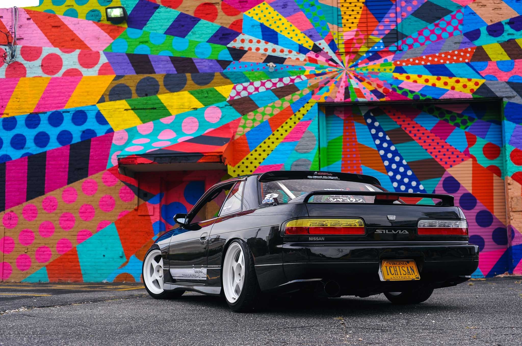 1989, Nissan, S13, Silvia, Cars, Black, Modified Wallpaper