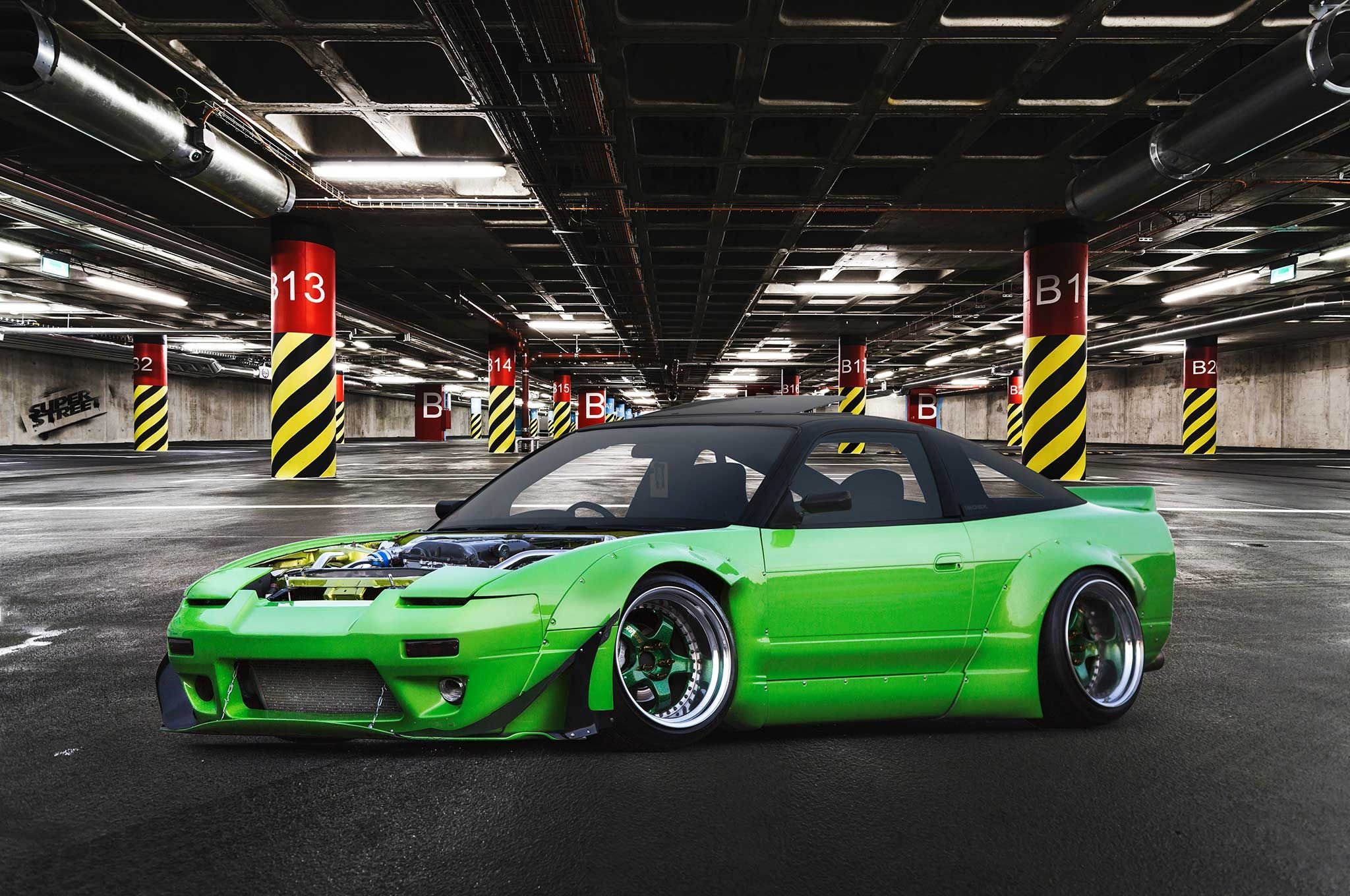 1992, Nissan, 180sx, Cars, Green, Modified Wallpapers HD ...