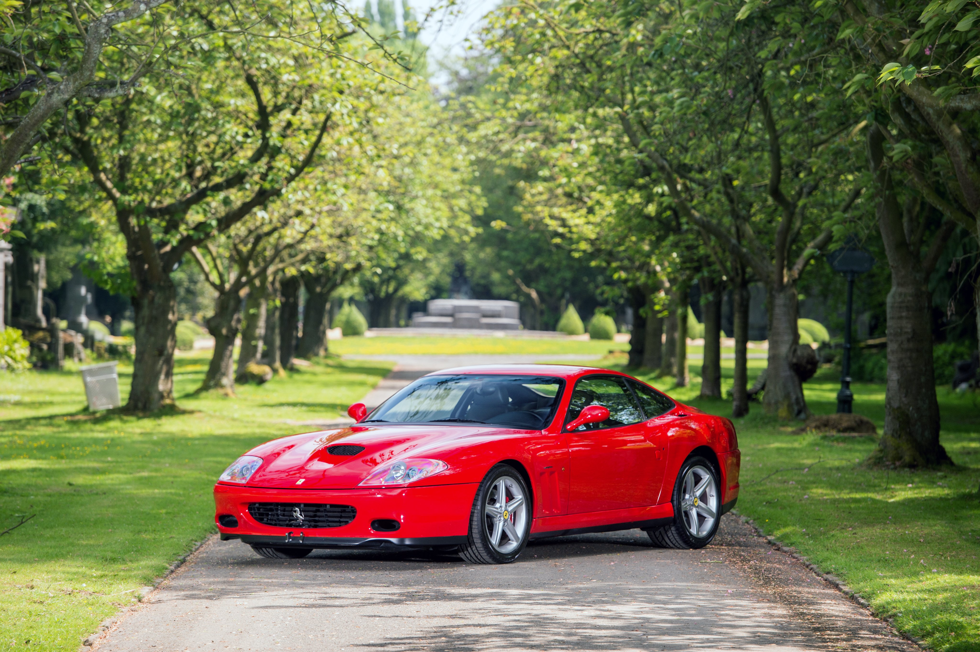 2001, Ferrari, 575, M, Maranello, Pininfarina, Supercar Wallpaper