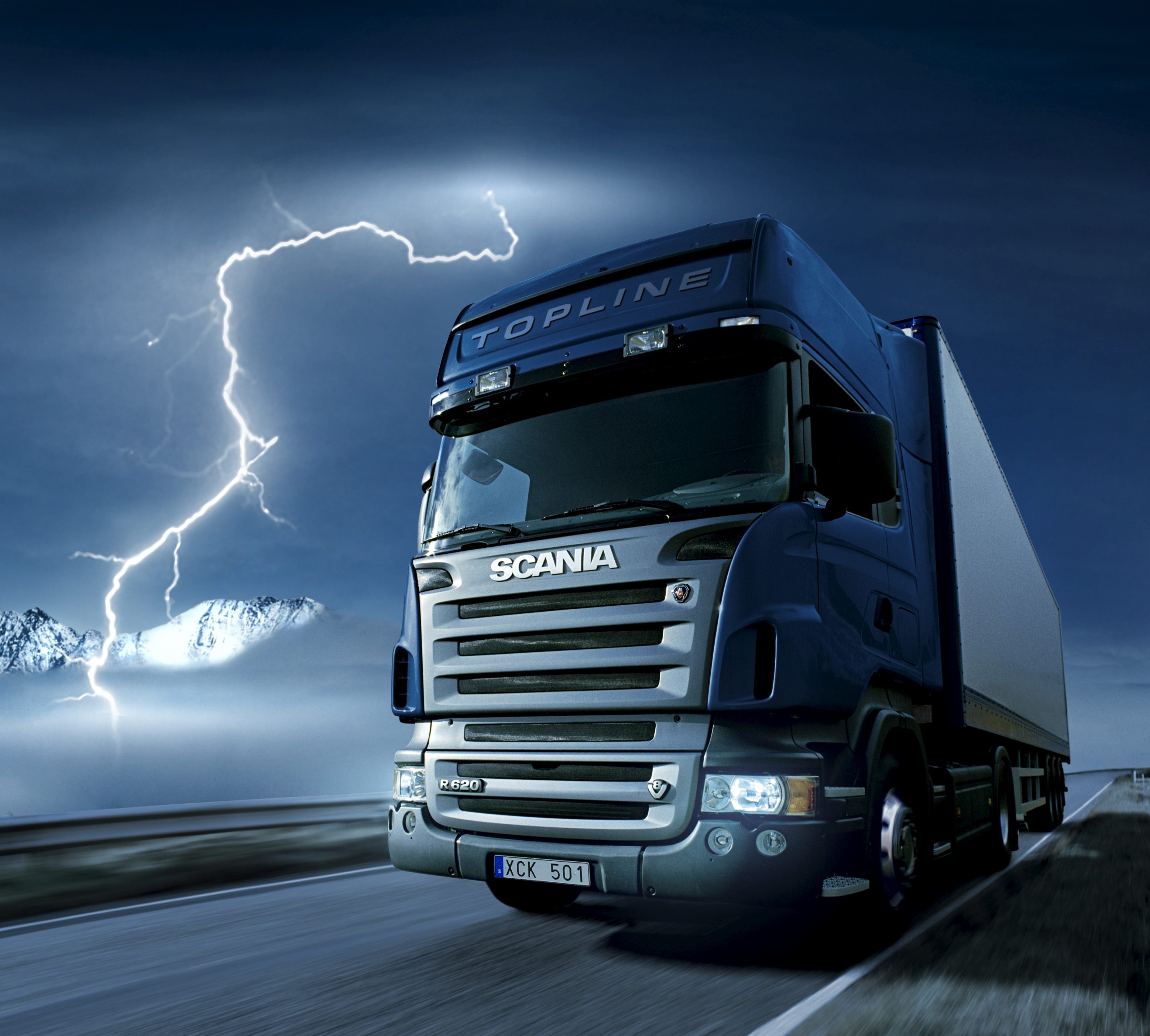2005 09, Scania, R620, 4x2, Topline, Semi, Tractor Wallpaper