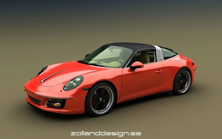 2016, Zolland, Design, Porsche, 991356, Retro, Tuning HD Wallpaper Desktop Background