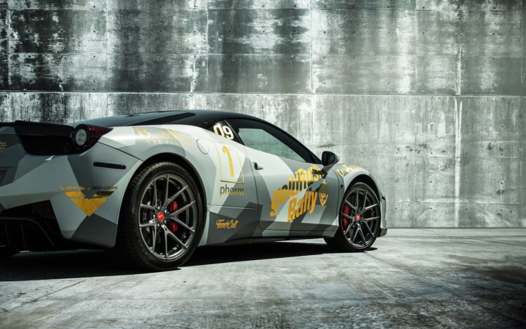 2016, Vorsteiner, Ferrari, 458, Italia, Aero, Supercar HD Wallpaper Desktop Background