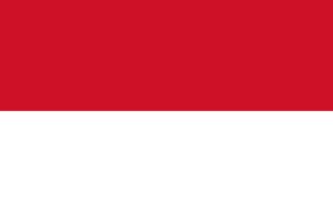 bandera, Indonesia, Asia