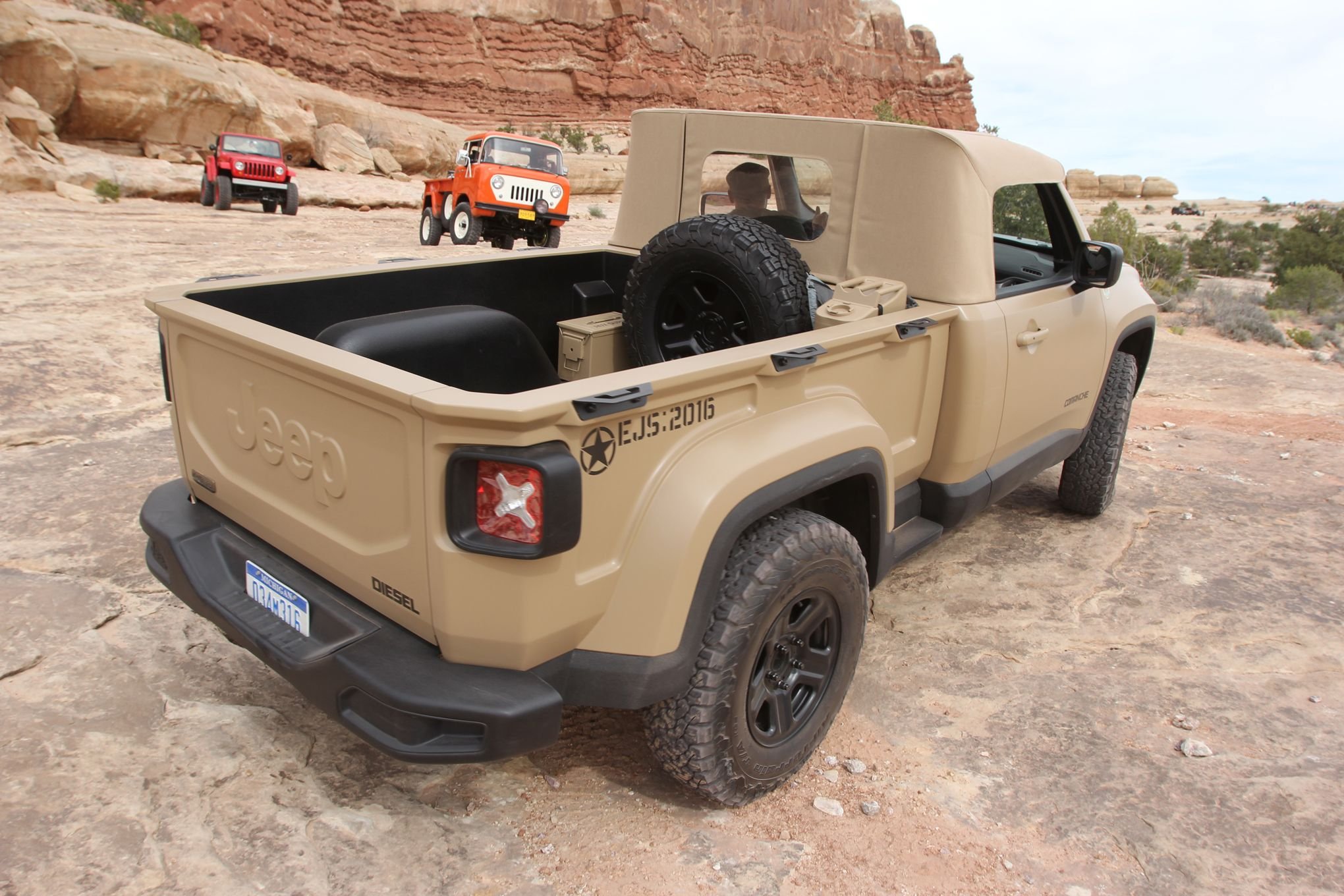 2016, Jeep, Mopar, Offroad, 4x4, Custom, Truck, Concept, Pickup, Comanche Wallpaper