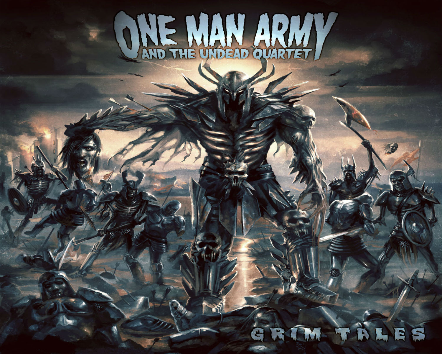 one, Man, Army, And, The, Undead, Quartet, Thrash, Death, Metal, Heavy Wallpaper