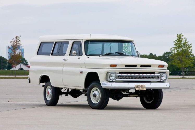 1960 66, Chevrolet, Suburban, Carryall, Offroad, 4×4, Custom, Truck HD Wallpaper Desktop Background