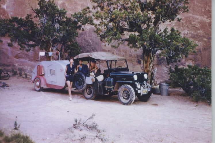 1953, Willys, Cj 3b, Offroad, 4×4, Custom, Truck, Jeep, Retro, Camper, Motorhome HD Wallpaper Desktop Background
