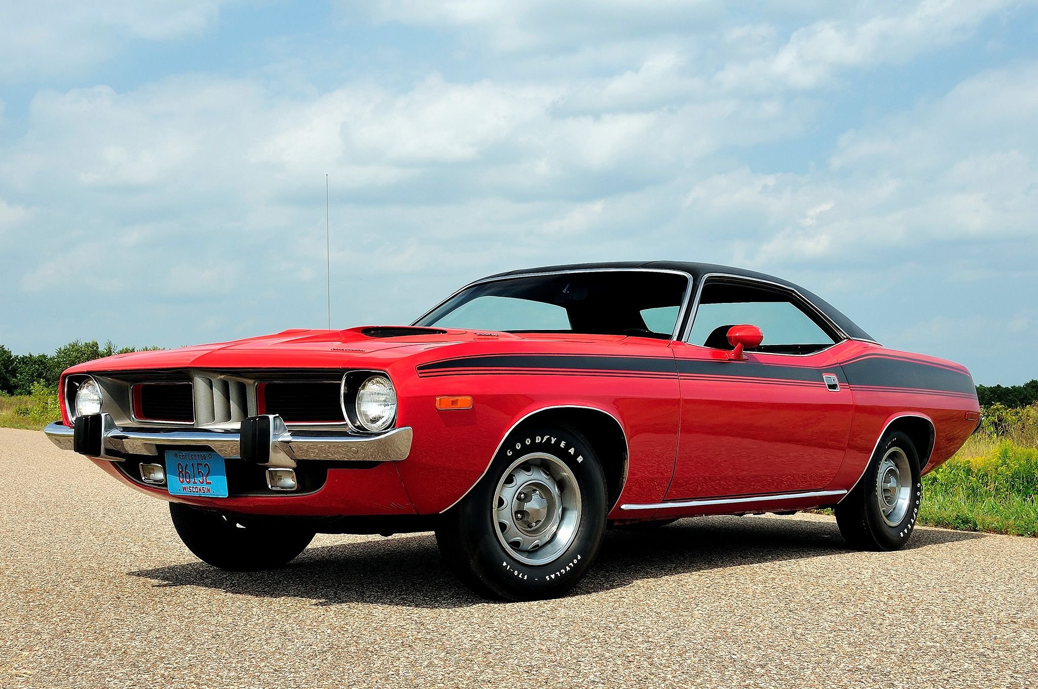 1973, Plymouth, Cuda, Muscle, Mopar, Classic, Barracuda Wallpaper