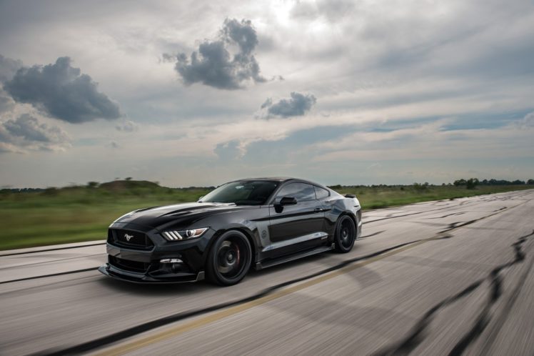 2016, Hennessey, Ford, Mustang, Hpe800, 25th, Anniversary, Edition, Cars, Black, Modified HD Wallpaper Desktop Background