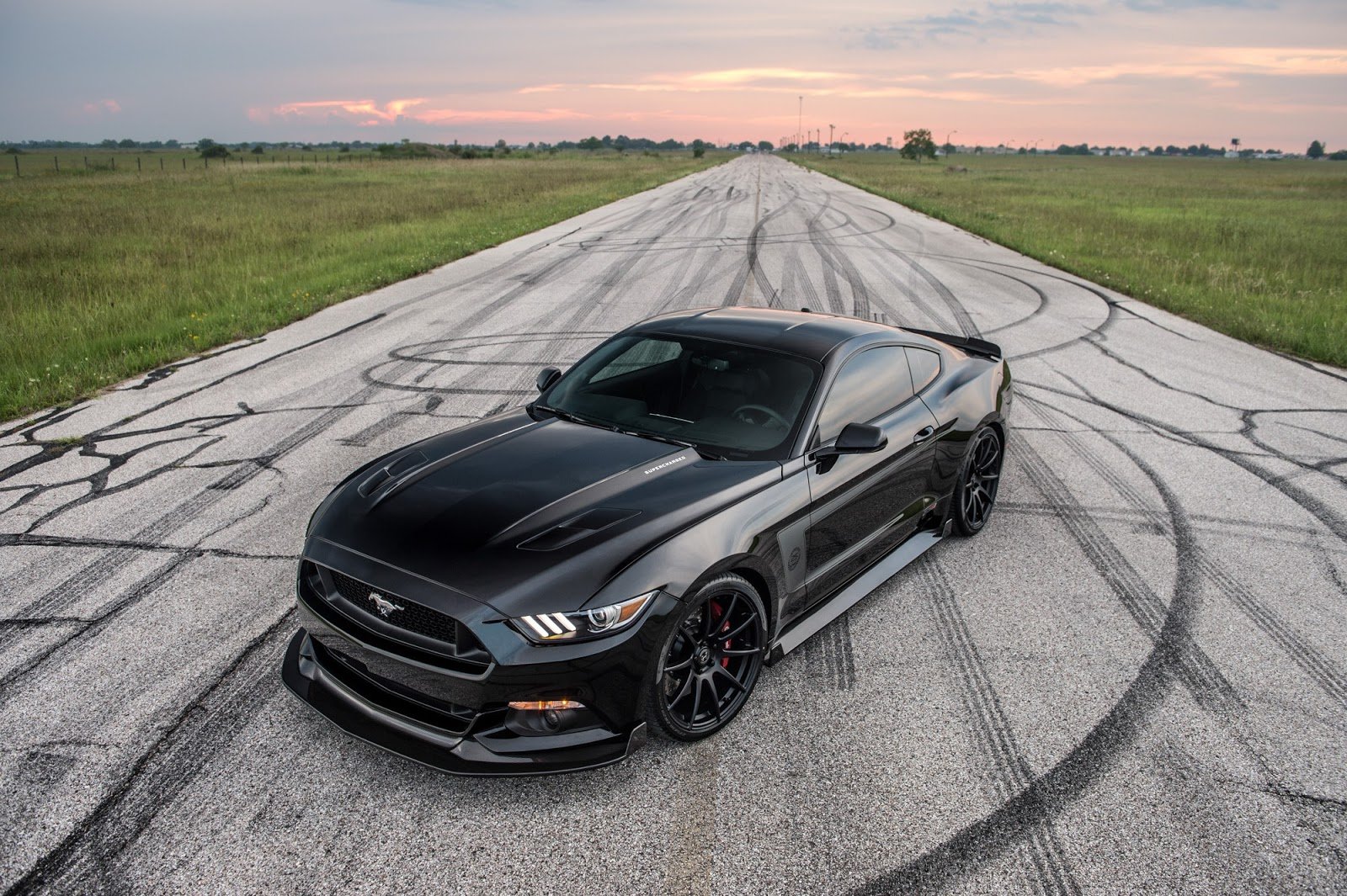 2016, Hennessey, Ford, Mustang, Hpe800, 25th, Anniversary, Edition, Cars, Black, Modified Wallpaper