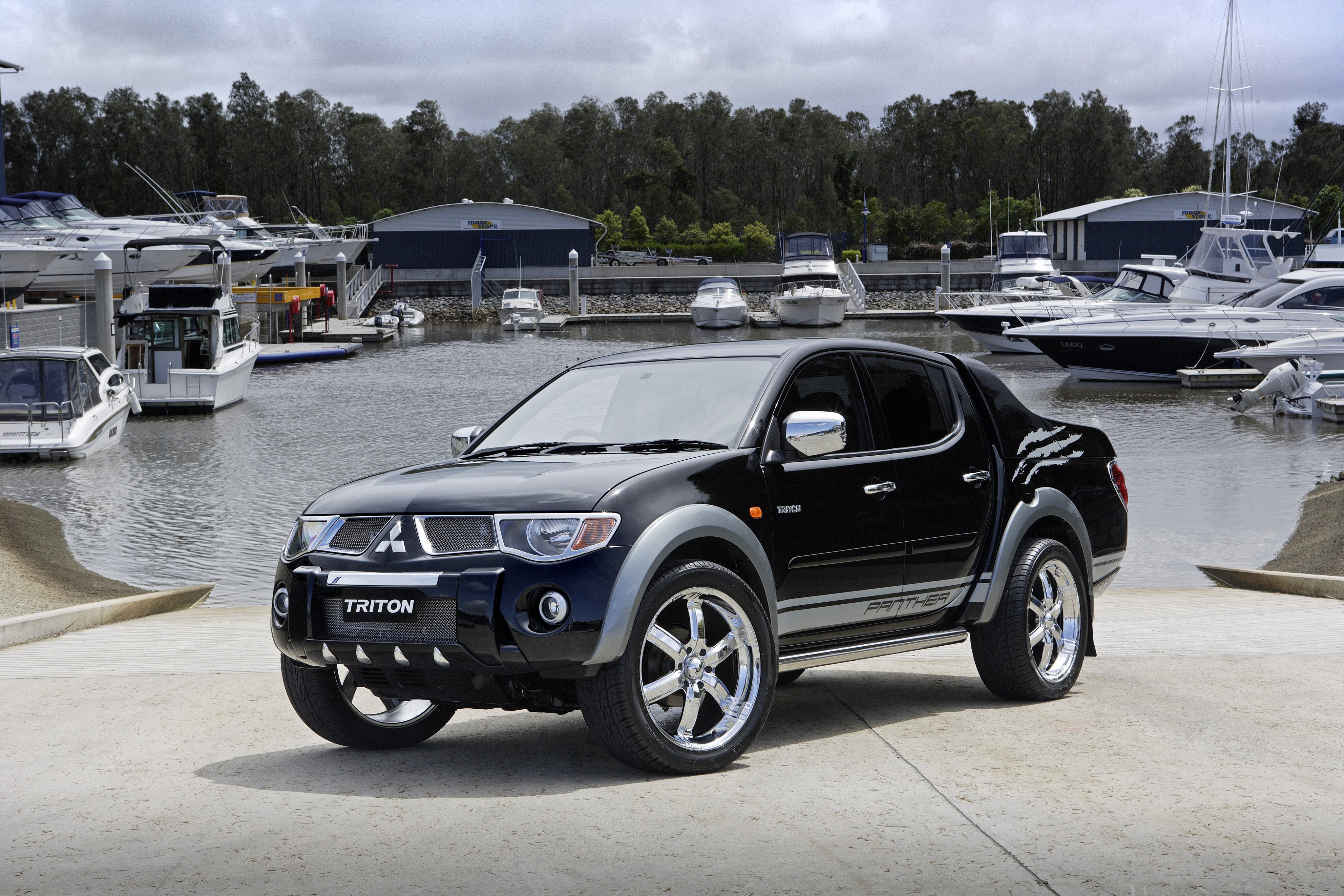 2008, Mitsubishi, Triton, Panther, Concept, Suv Wallpaper