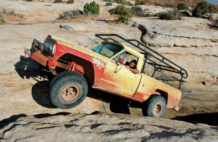 1973, Jeep, J 2000, Pickup, Offroad, 4×4, Custom, Truck HD Wallpaper Desktop Background