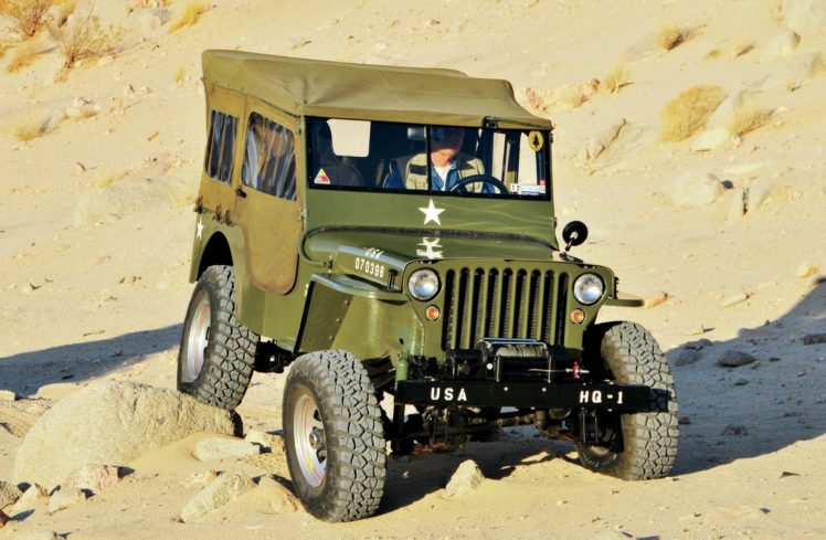 1943, Willys, Jeep, Offroad, 4×4, Custom, Truck, Retro, Suv, Military HD Wallpaper Desktop Background