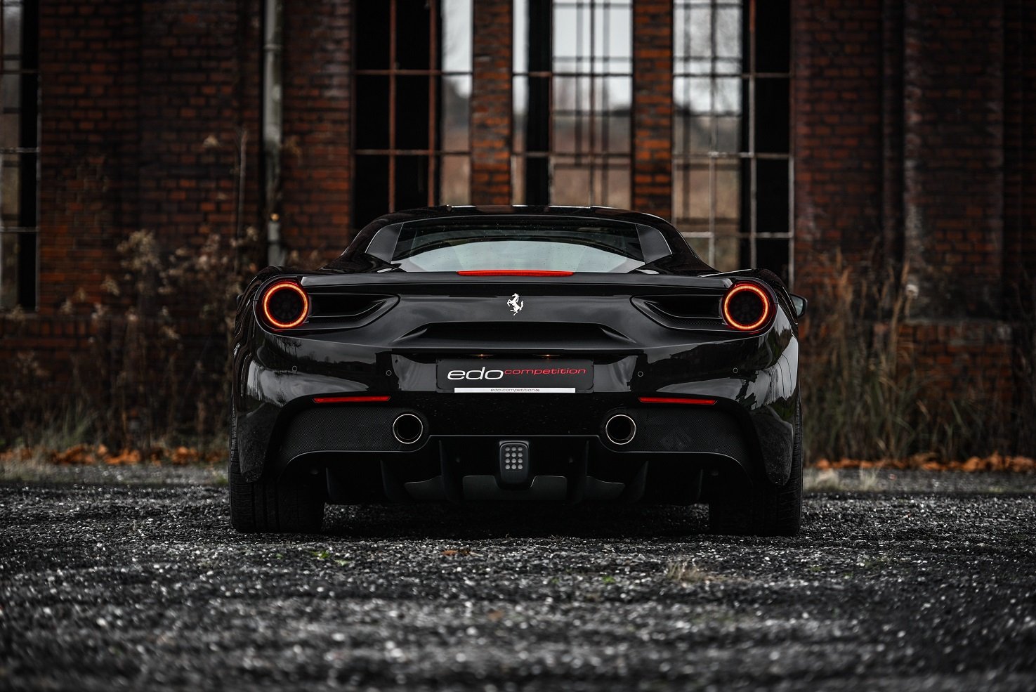 edo, Competition, Ferrari, 488, Gtb, 2015, Cars, Black, Modified Wallpaper