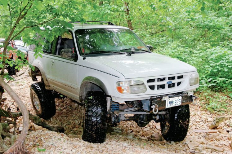 1997, Ford, Explorer, Sport, Suv, Offroad, 4×4, Custom, Truck HD Wallpaper Desktop Background