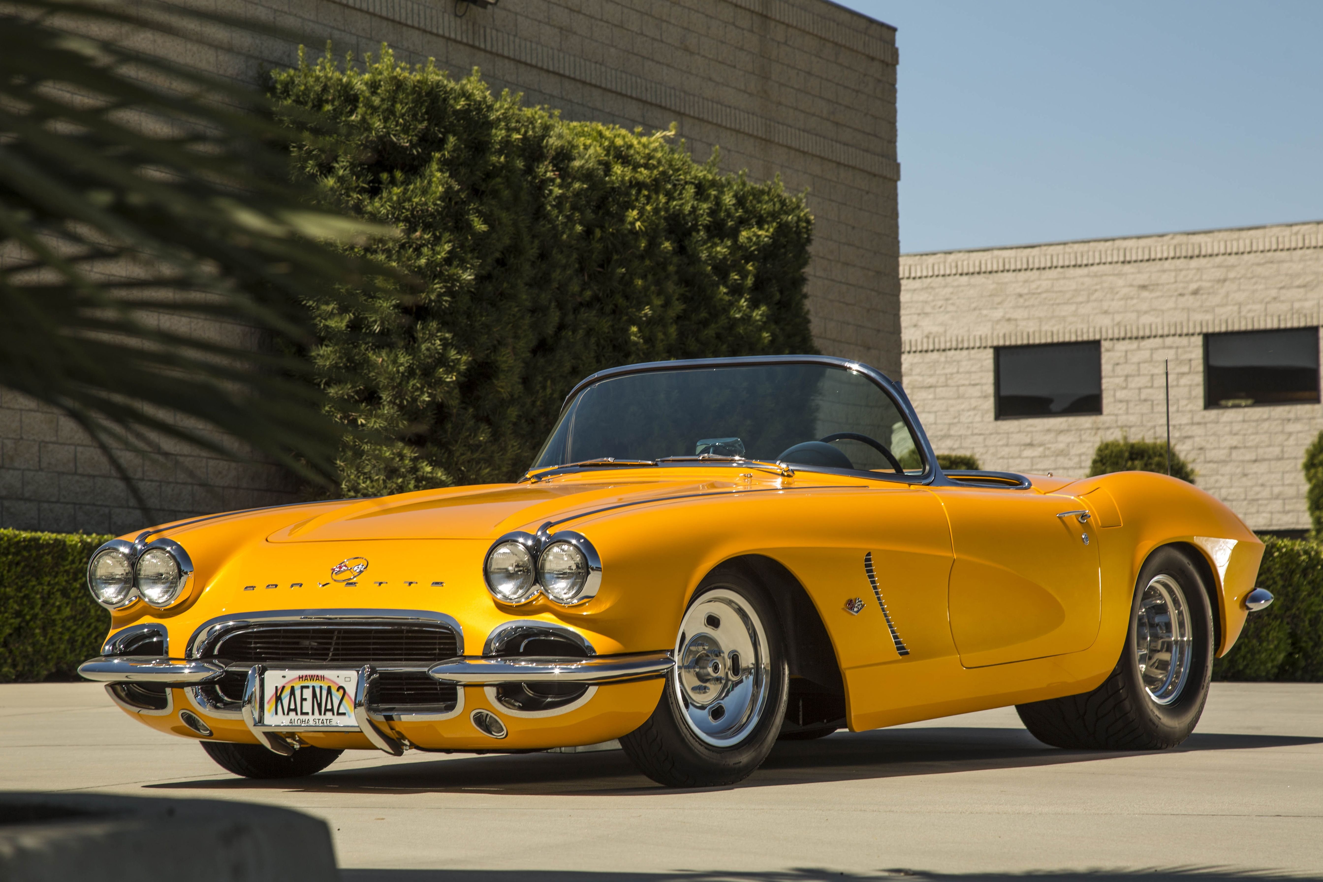 pro, Street, 1962, Chevy, Corvette,  c1 , Cars, Classic, Yellow, Modified Wallpaper