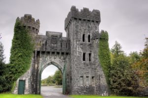 antiguo, Castillo, Irlanda, Arquitectura