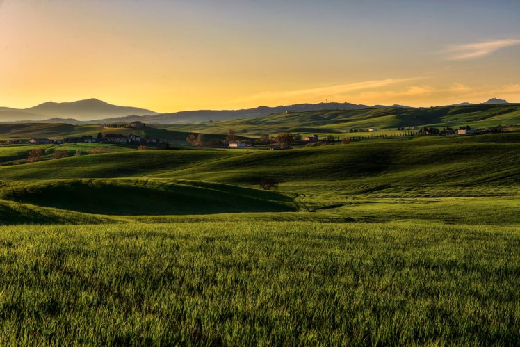 italy, Fields, Grasslands, Tuscany, Nature HD Wallpaper Desktop Background
