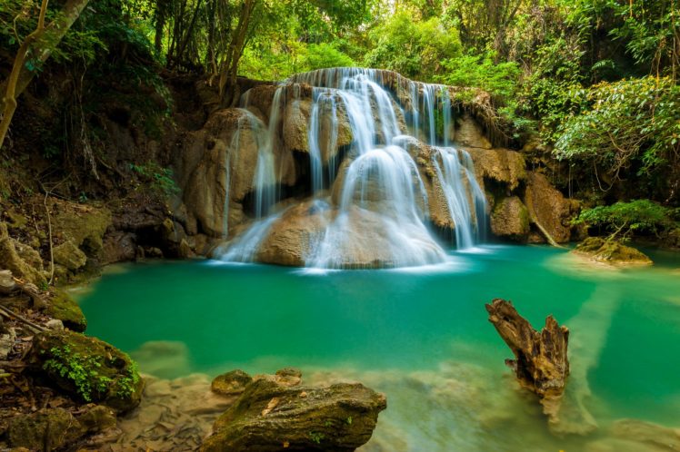 thailand, Waterfalls, Nature HD Wallpaper Desktop Background