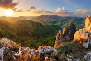 slovakia, Mountains, Sunrises, And, Sunsets, Forests, Scenery
