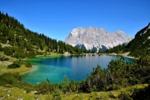 scenery, Mountains, Lake, Forests, Nature