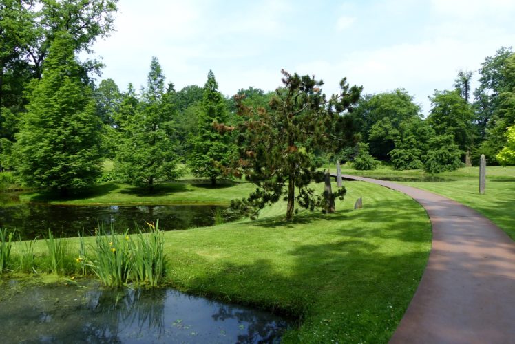 netherlands, Parks, Pond, Lawn, Trees, Limburg, Nature HD Wallpaper Desktop Background