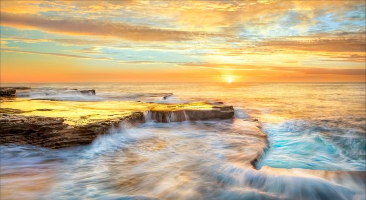 australia, Coast, Sea, Maroubra, New, South, Wales, Nature HD Wallpaper Desktop Background