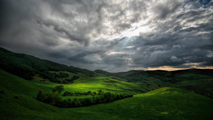 grasslands, Scenery, Clouds, Nature HD Wallpaper Desktop Background