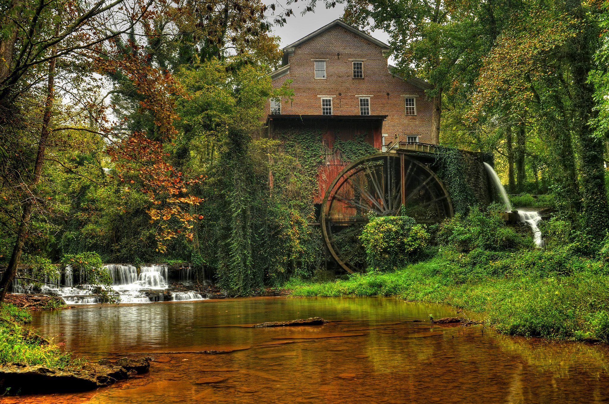 rivers, Mill, Nature Wallpaper