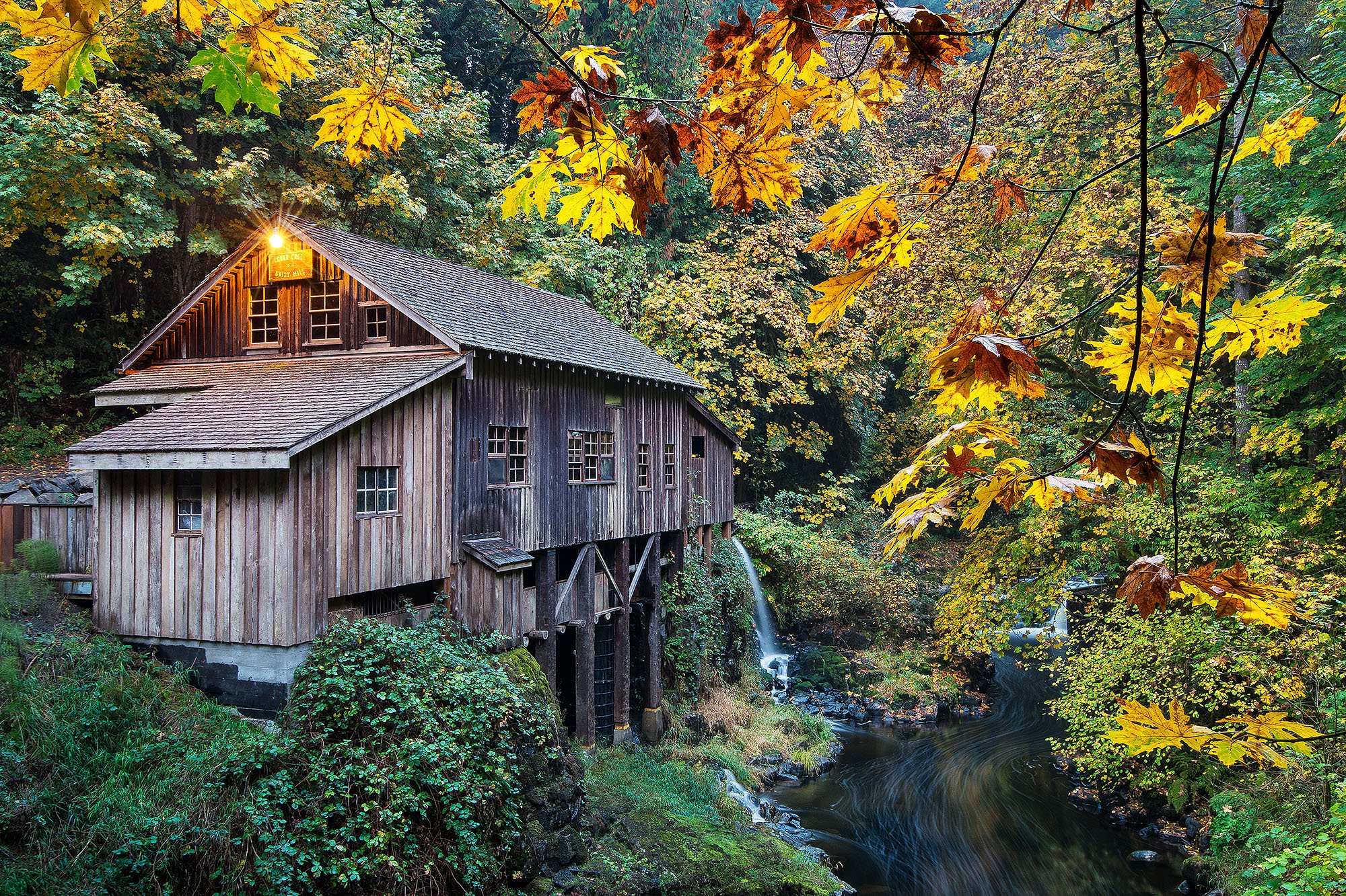 usa, Autumn, Mill, Washington, Cedar, Creek, Grist, Mill, Woodland, Nature Wallpaper