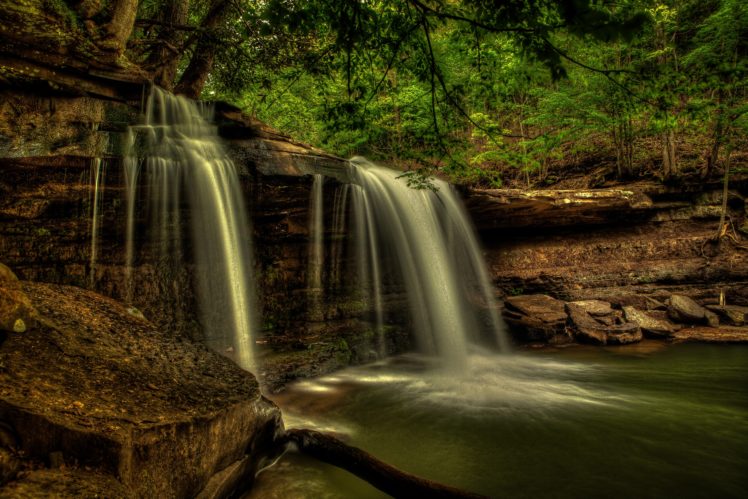 waterfalls, Usa, Claypool, Falls, West, Virginia, Nature HD Wallpaper Desktop Background
