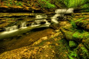 waterfalls, Usa, Stream, Meadow, Creek, Cascades, Wayne, County, Kentucky, Nature