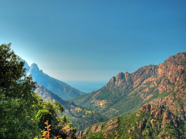 france, Scenery, Mountains, Sky, Corsica, Nature HD Wallpaper Desktop Background